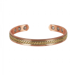 Igavesed Puhtast Vasest K&auml;ev&otilde;rud Magnetilised Reguleeritavad Mansetid Keerutatud K&auml;ev&otilde;rud K&otilde;rge Magnetiga Ehted Reguleeritava Suurusega vask