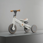 Kokkupandav kolmerattaline beebi t&otilde;ukeratas, kerge k&auml;sitsi surutav laste jojo t&otilde;ukeratas 【1】no putter pruun/valge