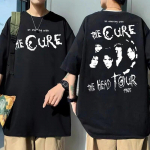 Rock Band The Cure The Head Tour Graafilise tr&uuml;kiga T-s&auml;rk Unisex naiste punk-suure suurusega T-s&auml;rk Unisex Crewneck Tees Unisex Vintage T-s&auml;rk M
