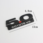 1 PC 5.0 COYOTE V8 auto poritiiba pagasiruumi m&auml;rgi embleemi kleebis h&otilde;be