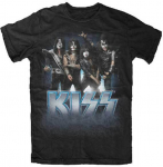 Kiss Blue Logo br&auml;ndi Unisex T-s&auml;rk S