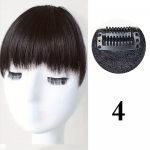 LISI HAIR s&uuml;nteetilised mustad kumerad tukk, 6-tollised mustad sirged juuksepikendused. 14cm