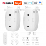 2PC Tuya ZigBee 3 in 1 intelligentne kardinamootor elektriline kardinarobot automaatne avaja juhtmestikuta 2pcs