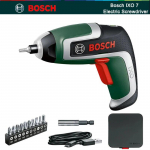 Boschi IXO 7 juhtmeta elektriline kruvikeeraja, USB taaslaetav IXO 7. kompaktne kruvikeeraja maksimaalse p&ouml;&ouml;rdemomendiga 5,5 Nm kaasaskantav j&otilde;umasin