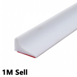 1 m kraanikauss pliit silikoonist vett hoidev riba mitmev&auml;rviline vannituba TPE kodukaunistusega du&scaron;i tammi t&otilde;ke 1M valge