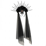 Halloweeni kaunistused Peapael Crown Headpiece Pulmad Pruudi Euroopa ja Ameerika stiilis juuksed