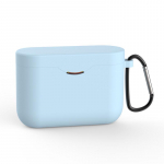 TPU silikoonkate Sony WF-1000XM3 juhtmevaba Bluetooth-peakomplekti laadimiskarbi kaitse&uuml;mbrisele With Hook taevasinine v&auml;rv