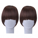 T&uuml;druku ilus klamber Bang Parukad Fringe Hair Faux sirge pikendamine Decor