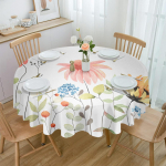 Kevadine akvarell lillelehed &uuml;mmargune laudlina veekindel lauakate pulmapeo kaunistamiseks s&ouml;&ouml;gilaua kate 4pcs 33x48 Table mat