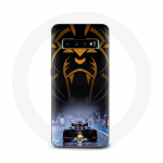 Musta v&auml;rvi &uuml;mbris Samsung Galaxy S10 pluss Vormel 1 Sebastian Vetteli F1 v&otilde;idus&otilde;itja jaoks