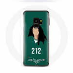 &Uuml;mbris Samsung S9 plus Squid Game Han Mi Nyeo Number 212 jaoks