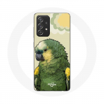 &Uuml;mbris Samsung Galaxy A52 Amazon Parrots Green jaoks
