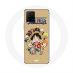 Coque pour Vivo Y21s 2021 / Y21 2021 One piece Manga Equipage du Chapeau de Paille