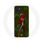 Coque Samsung Galaxy A03 Pionus Perroquet Rouge