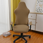 Jacquard Diamond E-sporditooli kate Arvutim&auml;ng Interneti-kohvik V&otilde;istluslik p&ouml;&ouml;rlev tooli kate Elastne e-spordi tooli kate One Size kaamel