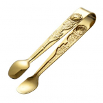 Toiduklambrid kuumakindlad laia kasutusega roostevabast terasest retrostiilis kulumiskindlad j&auml;&auml;klambriga k&ouml;&ouml;k kuldne