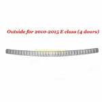 Car Accessories Rear Bumper Protector Trunk Guard Sill Plate Scuff Trim for Mercedes Benz E class W212 W213 E200L E300L 2010 TO 2015 outside