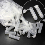 50 tk/partii 5 ml plastpudelid Mitmeotstarbeline l&auml;bipaistev toru, t&uuml;hi proovi hoiukonteiner Plastist kerge toru, lihtne kaasas kanda 50pcs 5ml