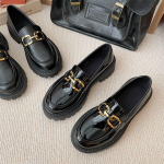 Mary Jane'i kingad naistele Pumps Lolita Platform Naiste Loafers Vintage t&auml;isnahast libisemine metallist pandlaga Oxfordi kingad 41