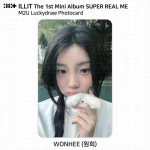 ILLIT 1. minialbum Super Real Me Lucky Draw fotokaart M2U KPOP K-POP Wonhee