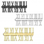 3 tk kella numbrite komplekt araabia ja rooma numbrin&auml;itajatega Kvartsist DIY digitaalne kell Roman numerals
