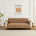 Nelja aastaaja veekindel kahepoolne diivanikate Kuusnurkne lemmikloomadiivani kate Diivanipadi T&auml;ielik komplekt &auml;&auml;rtega. 53*190cm brown