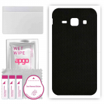 apgo Protective Skin Sticker for the back compatible with Samsung Galaxy J1 (2016), Wrap Film, Foil, Vinyl - Pattern Matrix