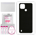 apgo Protective Skin Sticker for the back compatible with Realme C21, Wrap Film, Foil, Vinyl - Pattern Matrix