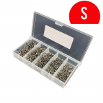 210/95 tk Tugev roostevaba kalap&uuml;&uuml;gi veerev p&ouml;&ouml;rlev konnektor kalap&uuml;&uuml;giriistade komplekt, haakekonksud, peibutuskonksud, merekivide kinnitusvahendid 95Pcs/box