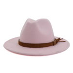 Unisex mood lai villane rihm, lame &uuml;laosa Fedora m&uuml;ts, pidu kiriku m&uuml;tsid Cap roosa