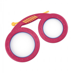 Prillid Trumm Ebakorrap&auml;rase kujuga Plaksutav trumm L&ouml;&ouml;kpill Siledad pursked Vaba roosa sinine roosa