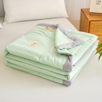 Suvine kerge tekk Pehme kliimaseade nelja hooaja tekk/tekk A-klassi pestud puuvillane &uuml;heinimesevoodi kaheinimesevoodi tekk 150x200cm