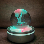 Kristallkuuli &ouml;&ouml;tuled H&otilde;&otilde;guv planeet Galaxy Astronaut 3D RGB Kuu laualamp Atmosf&auml;&auml;rilamp Lauakaunistused Lastele kingitused