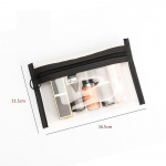 Lihtne veekindel PVC-meigikott Moodne l&auml;bipaistev kosmeetikakott Naiste meigikorraldaja tualett-tarvete kott reisikosmeetikakott S