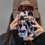 Telefoni&uuml;mbris Iphone14 XS Plus 13 Max XR 12 7 X Pro 8 11 sirge TPU &uuml;mbrise kate Korea stiilis iPhone SE (2020) valge