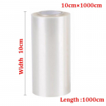 1 rullkoogi &uuml;mbritsev kile l&auml;bipaistev koogikrae K&ouml;&ouml;k Atsetaatkook &Scaron;okolaadikomm k&uuml;psetamiseks Vastupidav 8cm*10m/10cm*10m