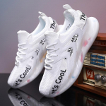 Unisex spordijalatsid V&otilde;rgust k&auml;rbsega kootud hingavad spordijalatsid Candy Color naiste suures suuruses spordijalatsid 39 valge