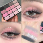 16 v&auml;rvi lauv&auml;rvipalett Madala k&uuml;llastusega Rose Pink Pearly Matt Glitter lauv&auml;rv L&auml;ikiv lauv&auml;rv Kauap&uuml;siv silmameik