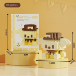 Peoloom Micro Diamond Ehitusklotsid Loovad harivad m&auml;nguasjad t&uuml;drukutele 6/7/8/10 aastased kingitused Little dog-230Pcs