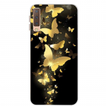 Korpused Samsung Galaxy A7 2018 kaanele, silikoonv&auml;rviline telefoni&uuml;mbrise kate Samsung A7 2018 A750 A750F 6,0-tollise kaitsekesta jaoks Samsung A7 2018 A750