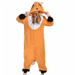 Fox Kigurumi Onesie t&auml;iskasvanutele naiste pidžaama fliis &uuml;hes t&uuml;kis pidžaama kogu keha Halloweeni Cosplay festivali riietus M