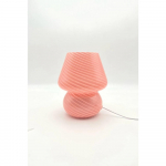 Seeneklaasist Laualamp Vintage Triibuline V&auml;ike Dekor Klaasist Lauale &Ouml;&ouml;lauale LED Lamp Valgustid &Uuml;mbritsev Valgus T&uuml;drukule Magamistuba Elutuba