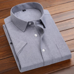 Meeste suvised l&uuml;hikeste varrukatega Oxfordi s&auml;rgid Klassikaline s&auml;rk Casual Business Office Soliidne Mugav S&auml;rk Mitmek&uuml;lgne stiil 5XL