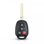 2/3/4 nuppudega kaugjuhtimispuldiga auto v&otilde;tme&uuml;mbris Toyota CAMRY Corolla Reiz New Vios RAV4 kroonv&otilde;ti jaoks (Pole klambrit ja akut) 2 Buttons