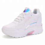 Trendikas universaalsed tossud, suured naiste kingad, kerged, hingavad paksu tallaga valged isakingad Girl Must-Haves Super All-Matchstyle W 33 roosa