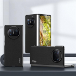 Luksuslik puidus&uuml;&uuml;ga nahast v&auml;rvilise tekstuuriga silikoon&uuml;mbris Huawei Mate X5 X3 X2 P50 Pocket 2 jaoks, pehme p&otilde;rutuskindel t&auml;ielik kaitse, &auml;ri&uuml;mbris Huawei Mate X2 roheline