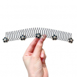 U-kujuline juuste viimistlemise fikseerija laineline kamm U-n&otilde;elaga juukseklamber metallist traadist juuksekamm Mini tukk, hoidik stiilit&ouml;&ouml;riist, n&auml;htamatu soeng Juukseaksessuaarid B