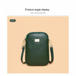 Uus nahast mobiiltelefoni kott naiste vertikaalne osa esimene kiht nahast mood mini crossbody kott panna telefoni