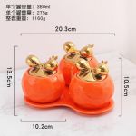 P&otilde;hjamaade maitsestamispotikomplekt Kerge luksuslik keraamiline maitseainekarp Majapidamispott, niiskuskindel k&ouml;&ouml;gitarbed roosa