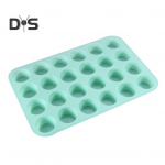 Silikoonist muffinipann 24 tassi mittekleepuv koogivorm minimunahammustuste k&uuml;psetamiseks, k&otilde;rge kuumuskindlusega, kergesti vabastatavad mitmek&uuml;lgsed minikoogivormid A